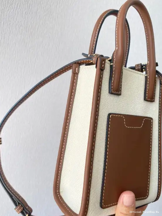 Official First Bag Ru MICRO Tote BURBERRY Frances 0519